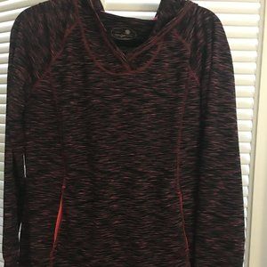 Hoodie in marble design